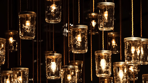mason jar hanging lights