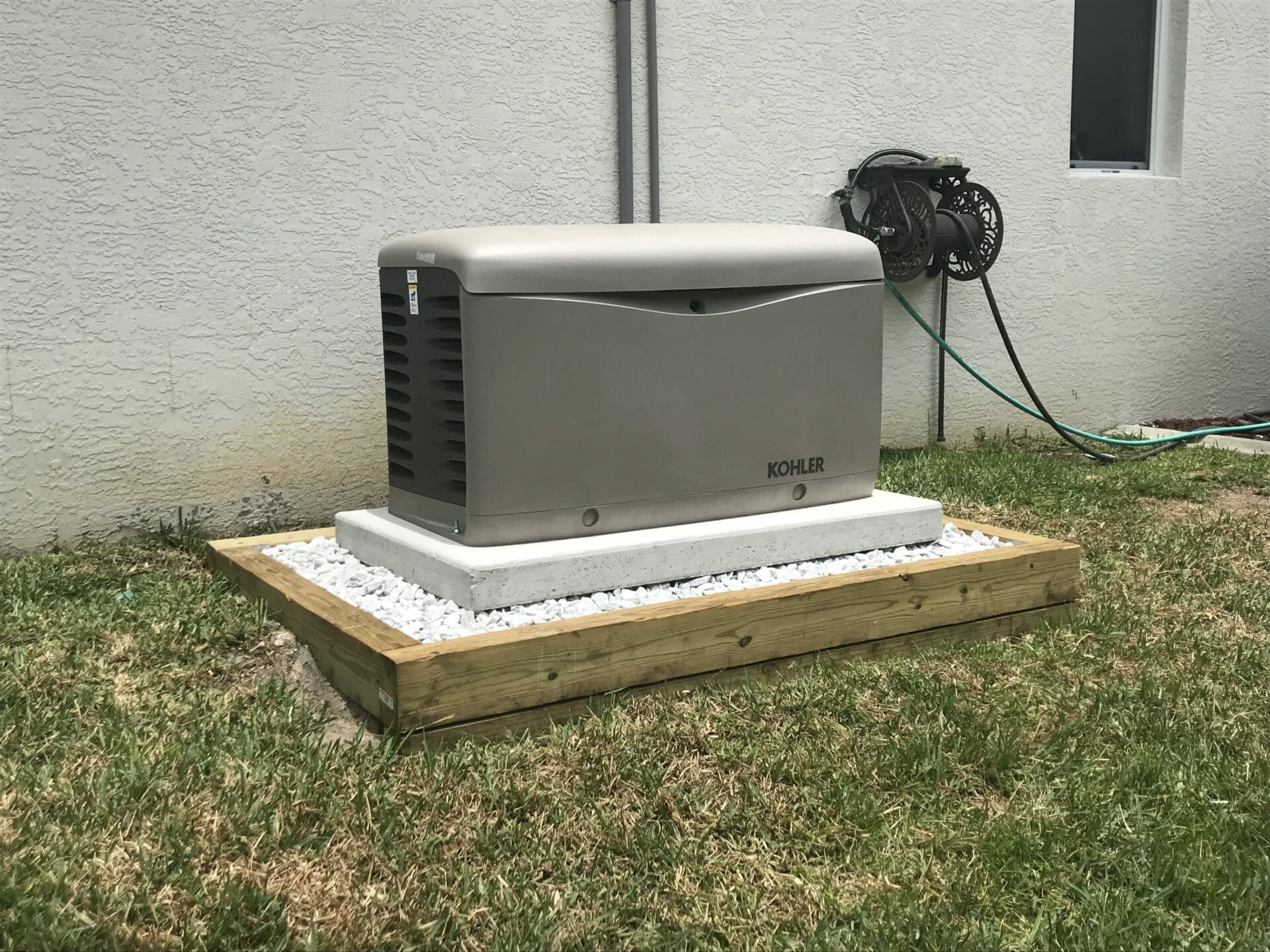 Generator outside home